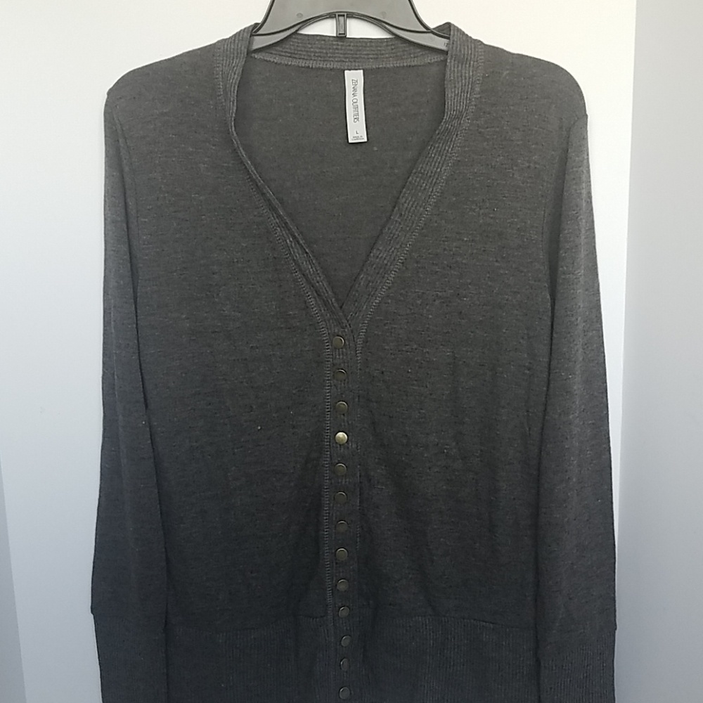 NEW Zenana Women's Button Down Spring Cardigan